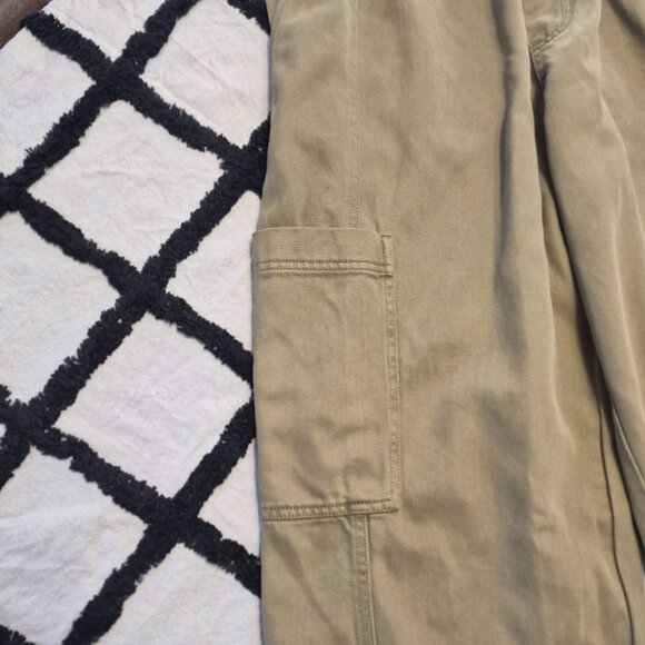 NEW Sanctuary M Bamboo green Area Pants Cargo Pockets Drawstring Waist - Picture 10 of 12